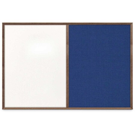 United Visual Products Slim Style Indoor Enclosed Corkboard, 24 UV502SCH-BLACK-AMETHY